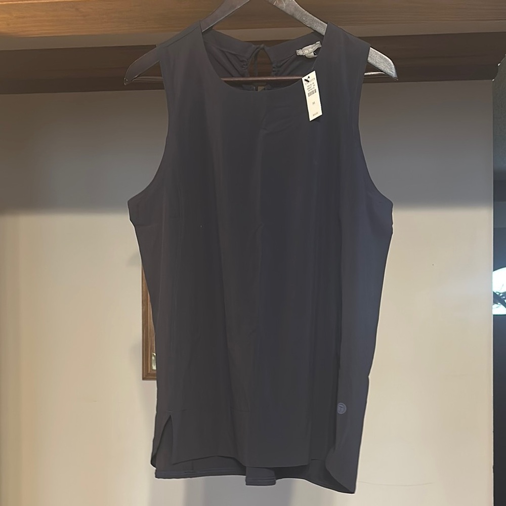 Women's Sleeveless Talbots Top - Navy